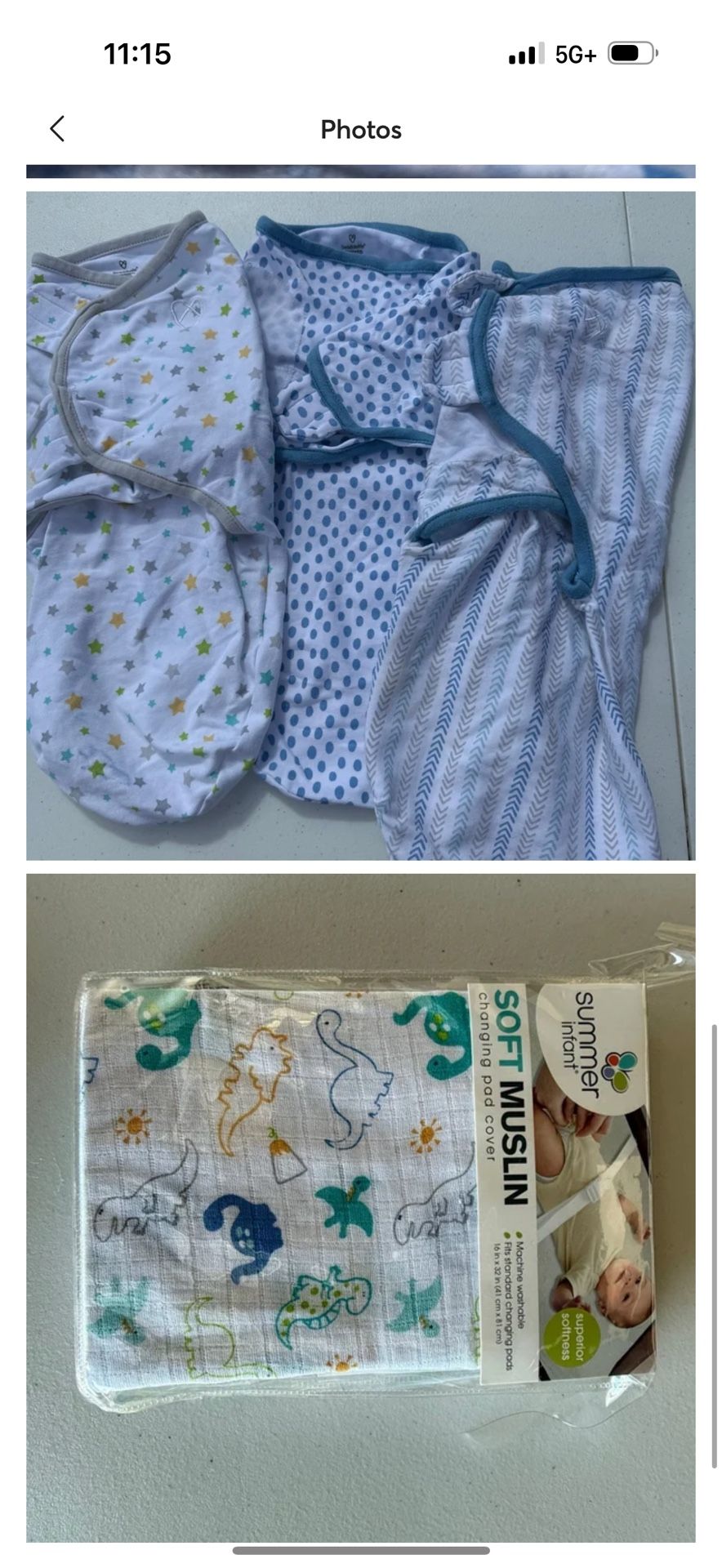 26 piece Baby blankets/swaddles Bundle