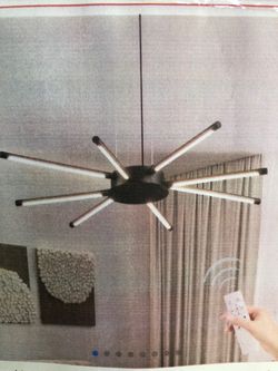 Lámpara  con control remoto
