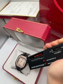 Cartier VVS diamond watch