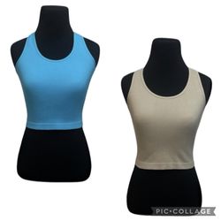 Racerback Crop Tops