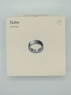 New Oura Ring 4 Silver size 7