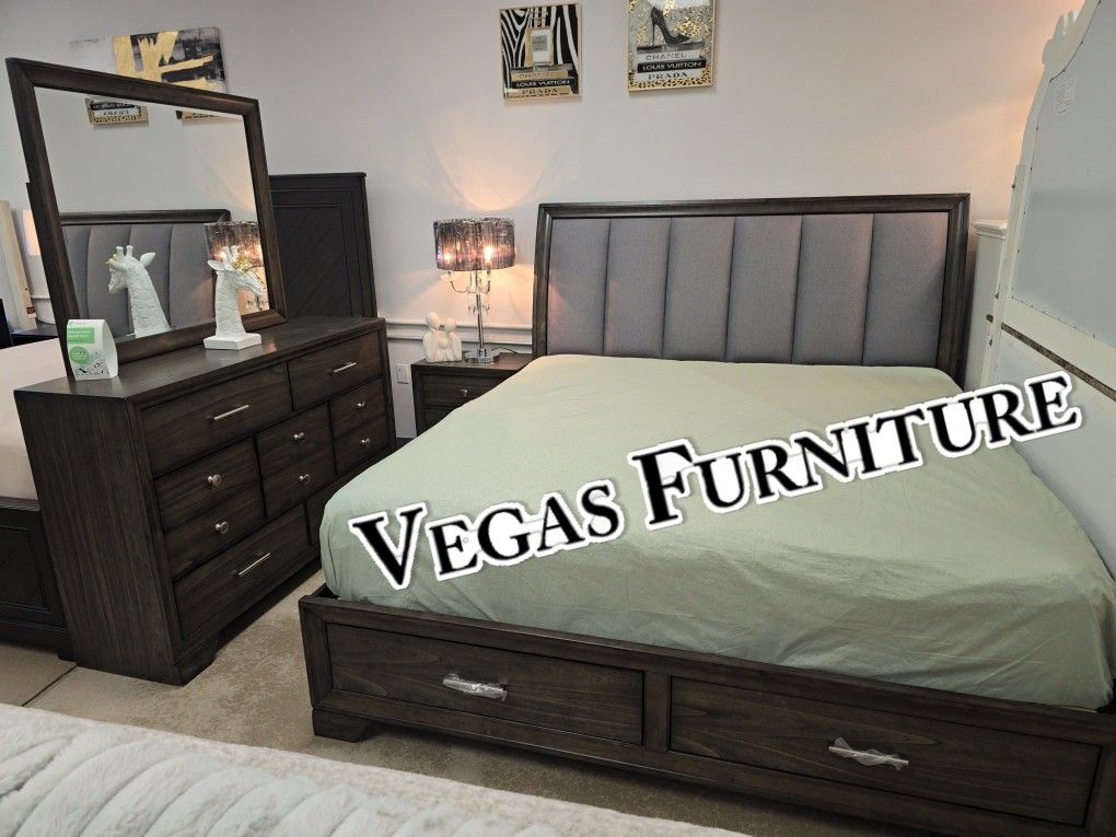 King Bedroom Set 4pc