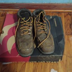 Used Wolverine Floorhand MocToe Steel Toe 11M