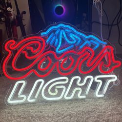 COORS LIGHT NEON SIGN