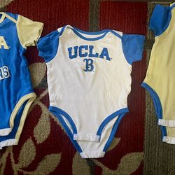 NCAA UCLA Bruins Infant 3pk Bodysuits 18 Months