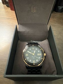 Bulova Men’s Marine Star Stainless Steel Black
