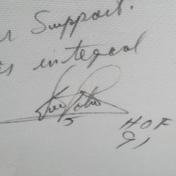 Dennis Potvin Halll of fame Signed Jersey