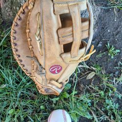 RAWLINGS "LEFTHANDED,," THROWER  "FIRSTBASEMANS" GLOVE "FIRM PRICE" LOCATED IN GLENDORA