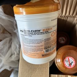 Sani Cloth Bleach Surface Disinfectant Cleaner 