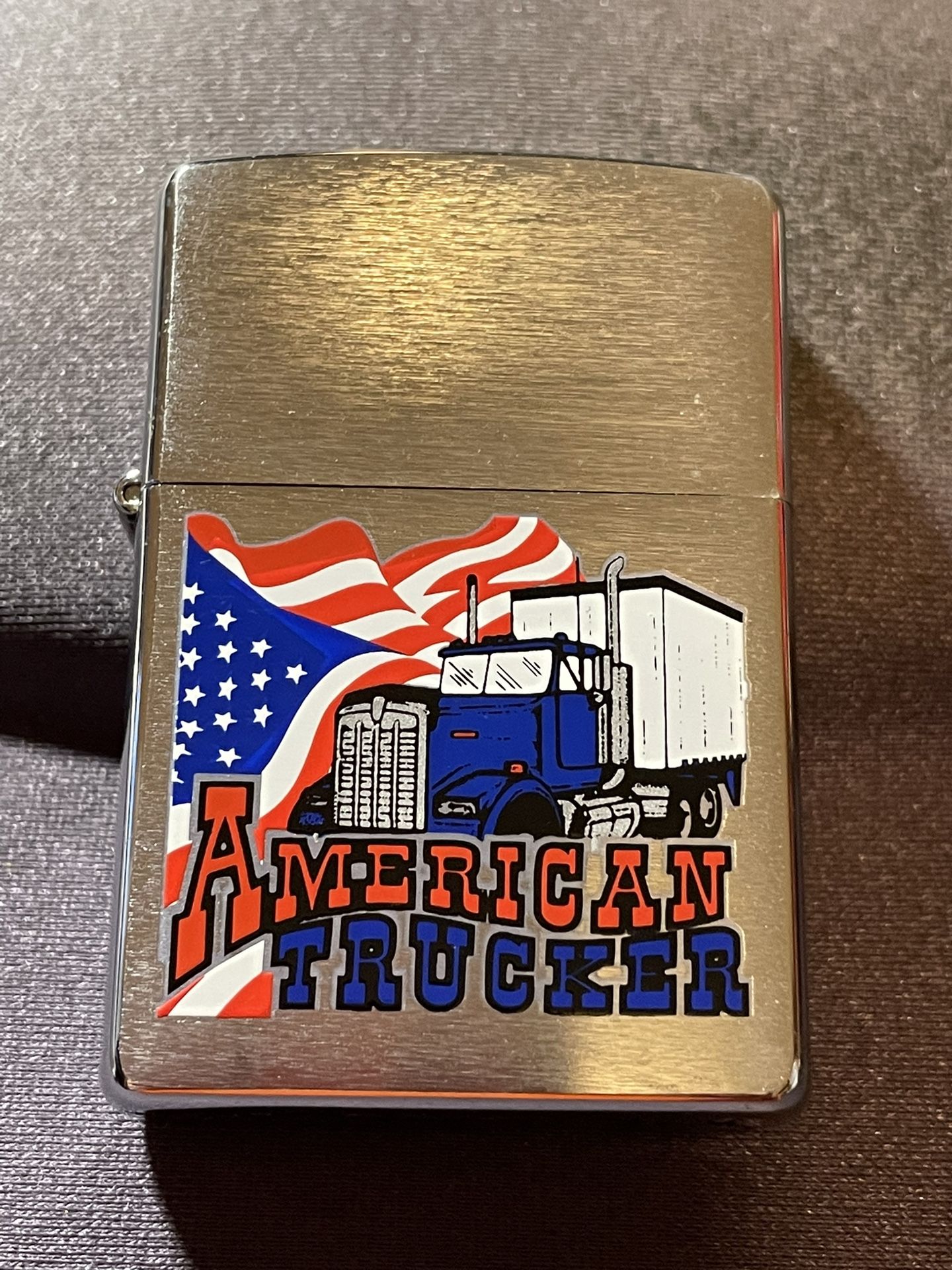 Zippo Lighter Collectible 2006 American Trucker #120223-07