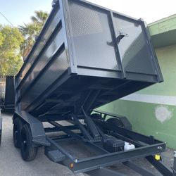 Scissor Lift Dump Trailer