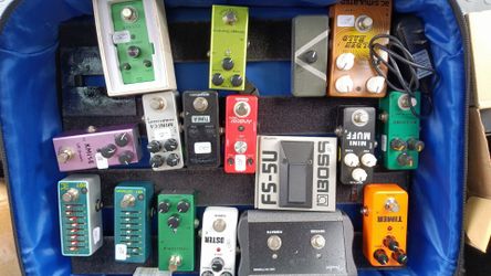 Guitar effects pedals