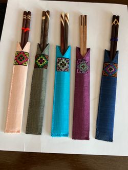 Handcrafted Wooden Chopsticks with Cases