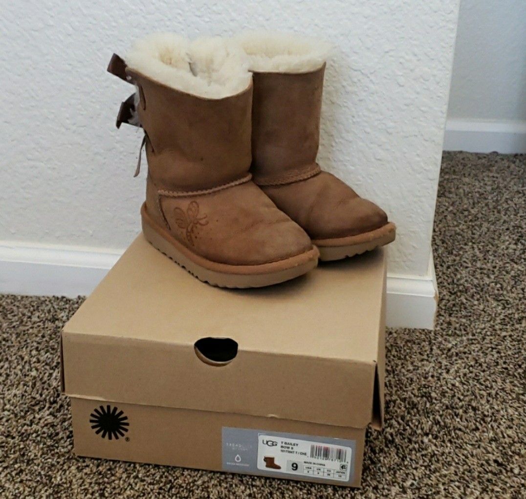 UGG Toddled Bailey Bow Boots