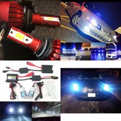 Led headlight bulbs kit - & hid xenon conversion lights with ballast and bulbs - any ride - Honda Accord GMC Sierra Chevy Silverado Cadillac SRX CTs