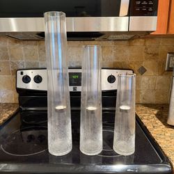 3 Ascending Tea Candle Holders