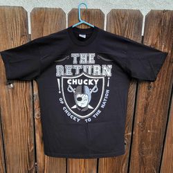 Raiders T-Shirt - Size 2XL "The Return Of Chucky To The Nation" - New w/o Tags 💥$18 cash P/U in Modesto 