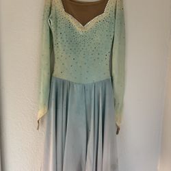 Blue Ice Dancing Dress