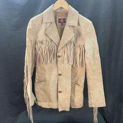 Western Fringe Suede Jacket