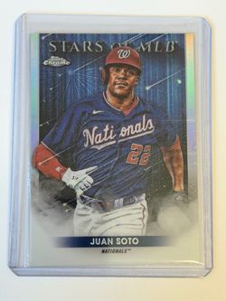 2022 Topps CHROME Juan Soto Stars of MLB Insert #SMLBC-23 Nationals QTY - SAVE!
