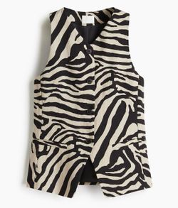 Zebra Print Vest