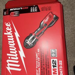 Brand New M12 Force Logic Press tool 1/2 -1 Kit