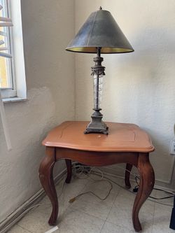 2 small table with nightlight