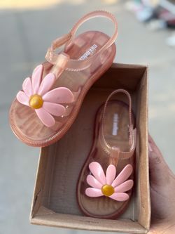 Mini Melissa Kids Daisy Jelly Sandals size 10