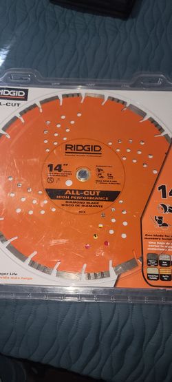 Rigid 14in. All Cut Diamon Blade
