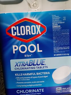 Clorox Pool & Spa XtraBlue Chlorinating Tablets 12 lb
