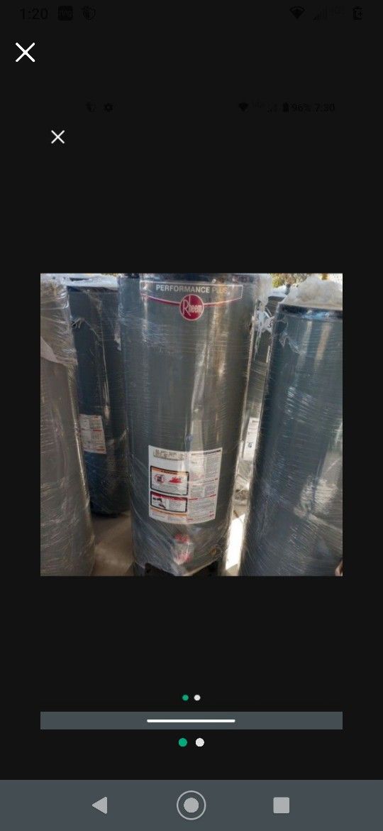 New Display Model 40 Or 50 Gal Also Have 75 Gal With 1 Yr Wrnty