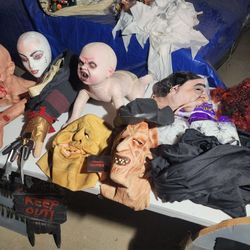 Halloween Masks And Decorations!!!
