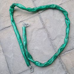 VINTAGE BIKE CHAIN WITH PLASTIC COVER 36"  25$