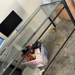 Glass Desk Great For Work Or School