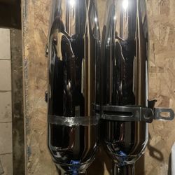 Chrome Harley Davidson Slip On Pipes