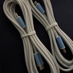 Type C To Type C Rapid Charging Cable 4 Ft
