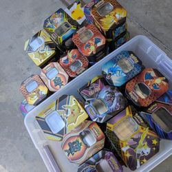 Pokemon Empty Tins
