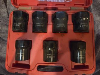 Neiko 7pc Wheel Bearing Locknut Socket Set 1/2 Dr Ford Dodge Toyota Complete