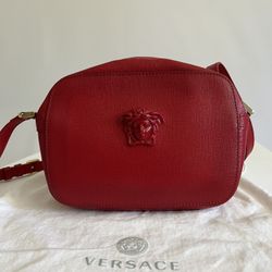 Authentic Versace Red Purse 