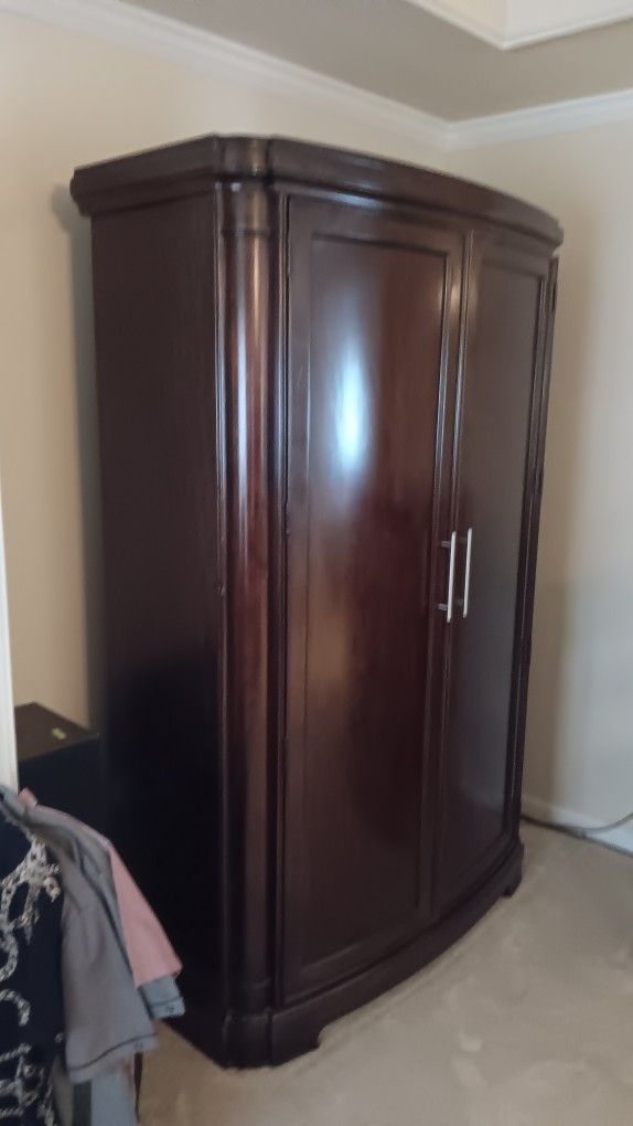 Cherry Wood Armoire