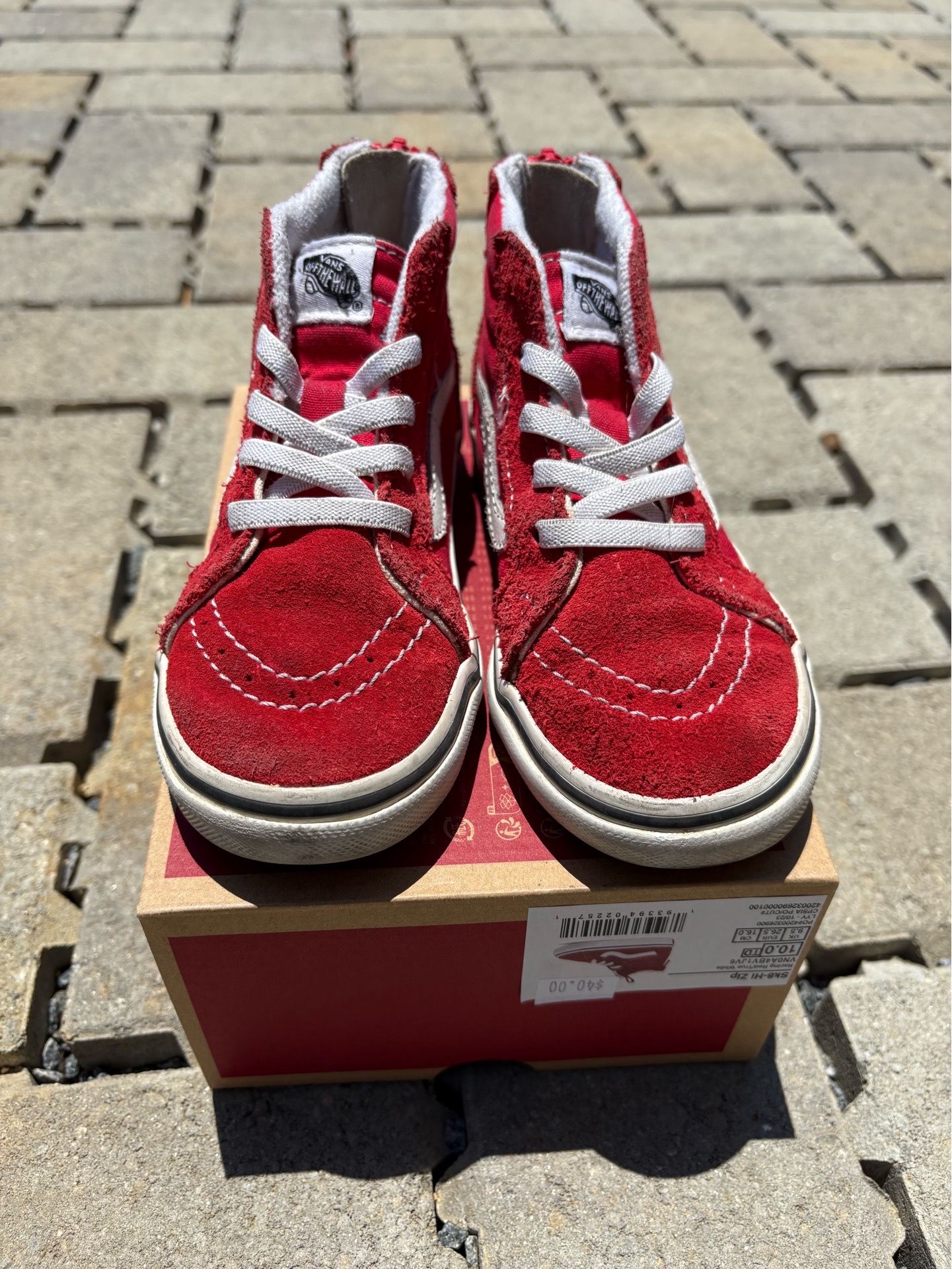 Kids Vans Sk8-Hi Zip shoes