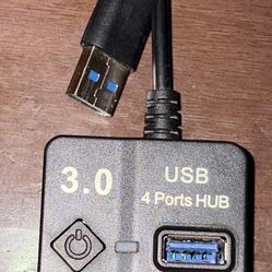 USB to 4x USB 3.0 Hub/Splitter Box used in good condition 