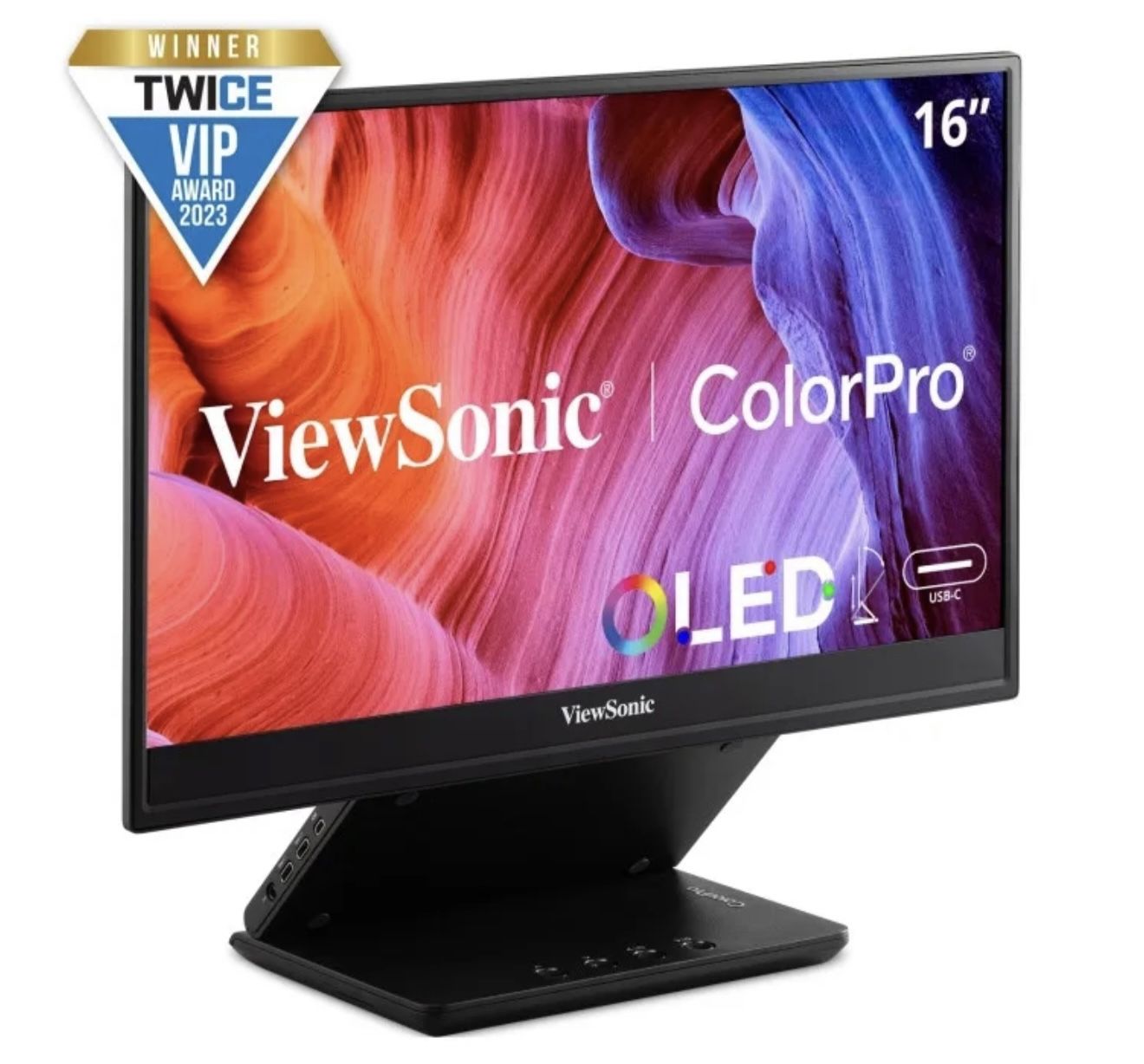 ViewSonic VP-16 OLED ColorPro 15.6” Full HD 1080HP Portable Monitor Stand Cover