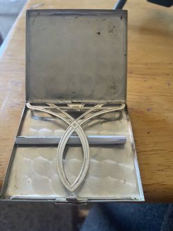 Vintage Elgin American Sterling Silver Cigarette case