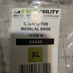Closed Toe Medical Shoe (New)