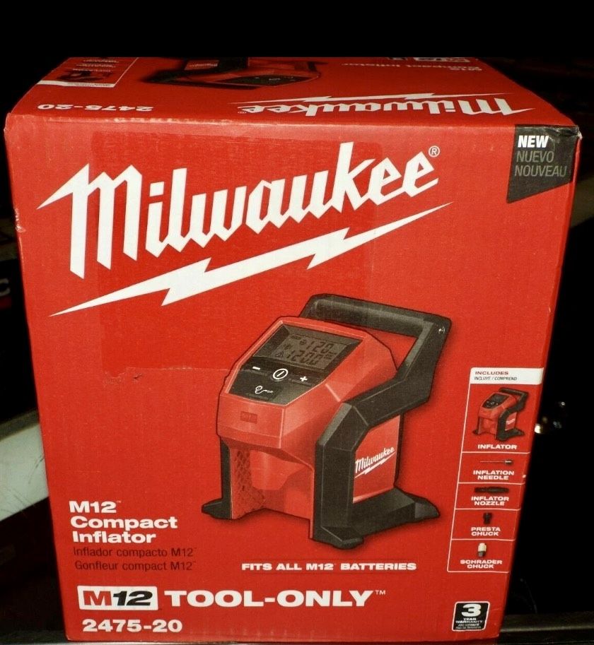 Milwaukee M12 Inflator