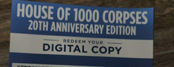 House Of 1000 Corpses Digital Copy 