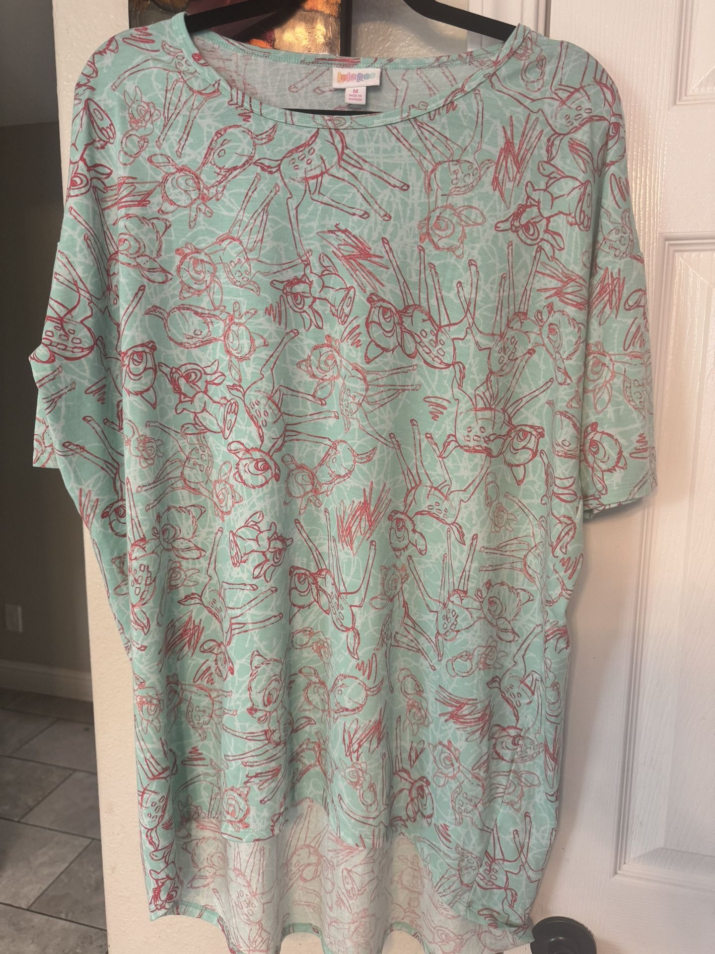 Women's Lularoe Disney Tunic Top Size Medium