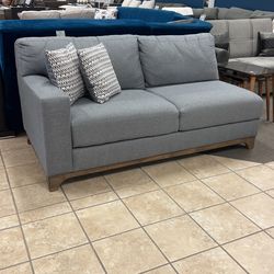 Gray Loveseat Fabric (minor damage)