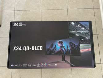 Acer Predator Gaming Monitor 34’ (OLED)